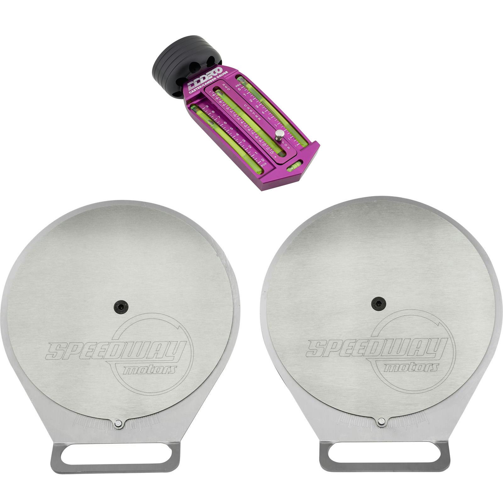 Aluminum Turn Plates and Magnetic Cast/Camber Gauge