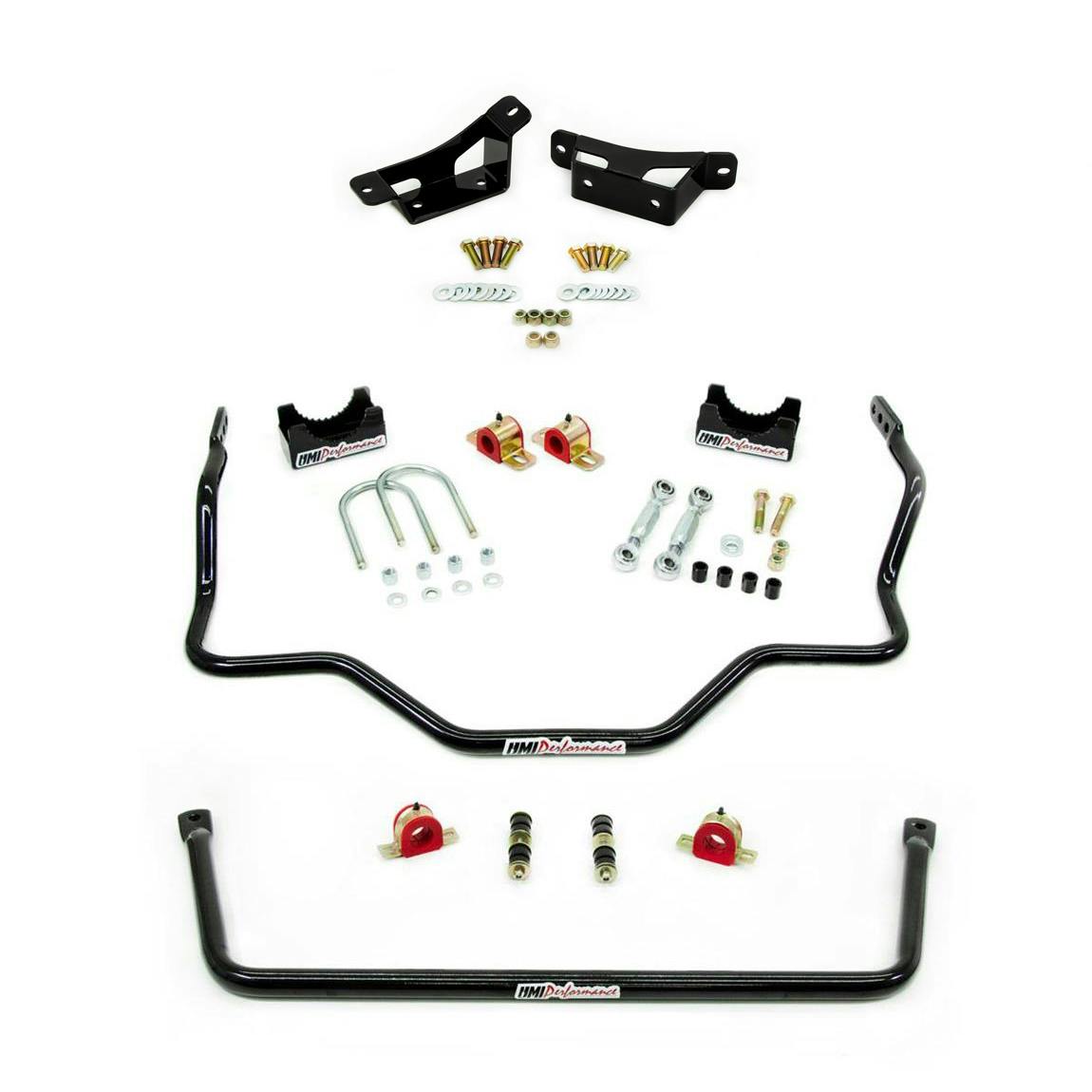 UMI 73-87 C10 Front/Rear Sway Bar w/Brackets, 1-3/8 Inch, Black