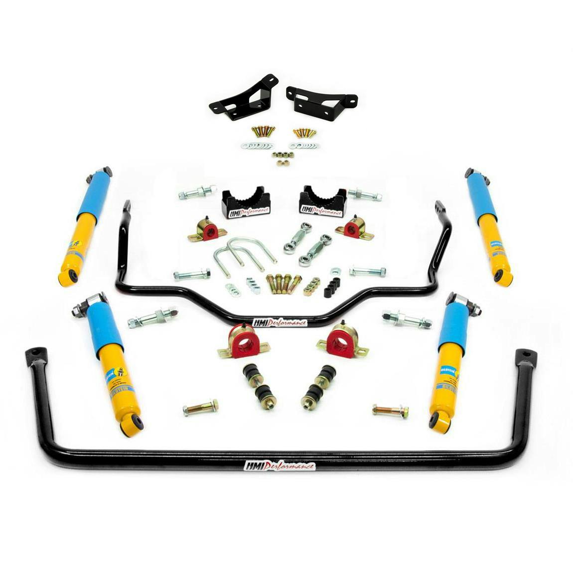 1973-87 C10 Stage 1 Handling Kit & Front Sway Bar Brackets, Black