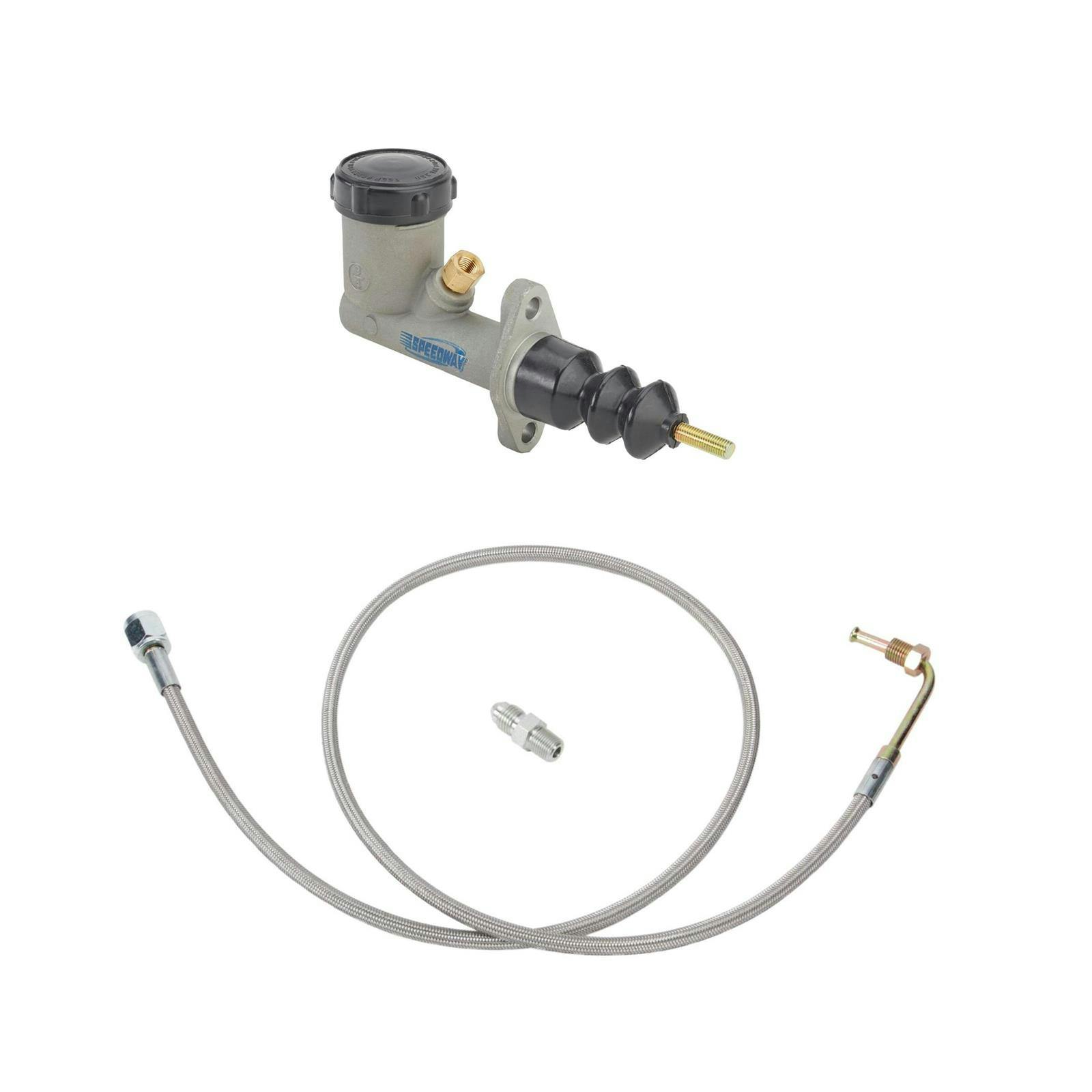 Clutch Master Cylinder, 3/4 Inch Bore and AFCO Hose Kit