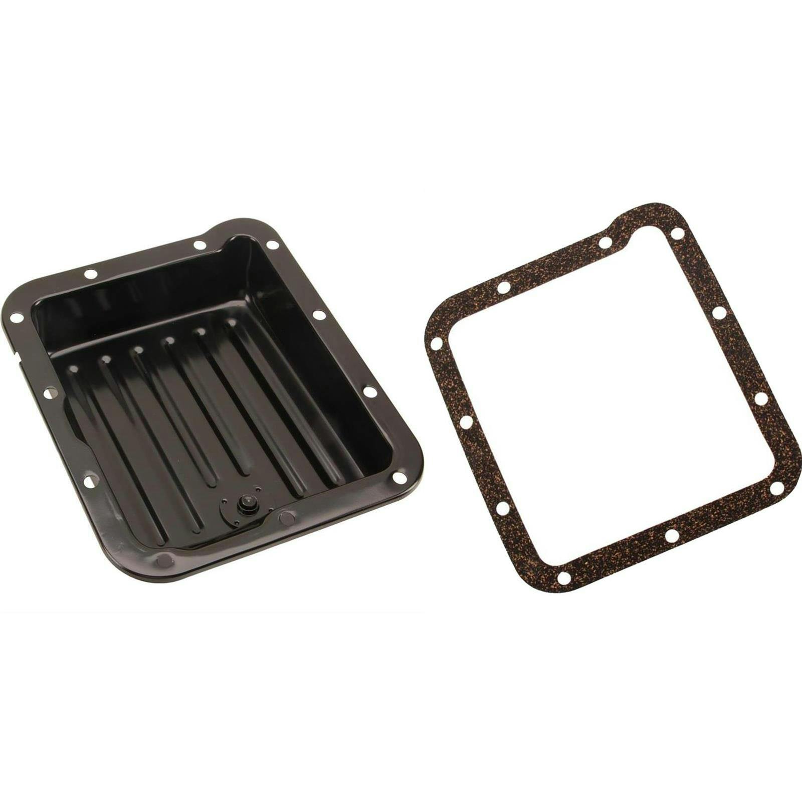 Ford C4 Transmission Oil Pan, Case Fill w/Gasket, Black