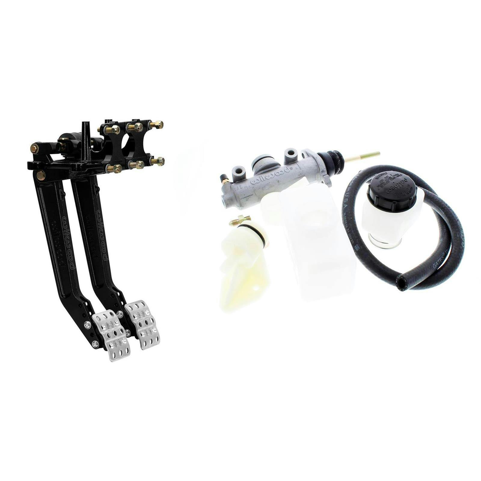 Wilwood Reverse Mount Clutch/Brake Pedal w/Remote Master Cylinder
