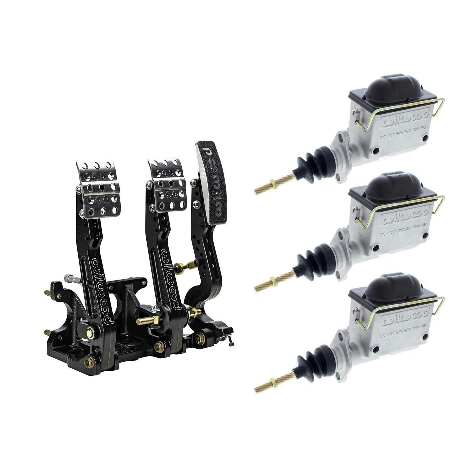 Wilwood Brake/Clutch/Throttle Pedal & Triple Master Cylinder Kit