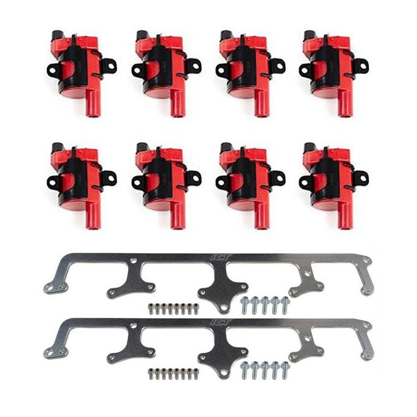 1999-07 GM LS Ignition Coil Set and Truck Side Bolt on Brackets