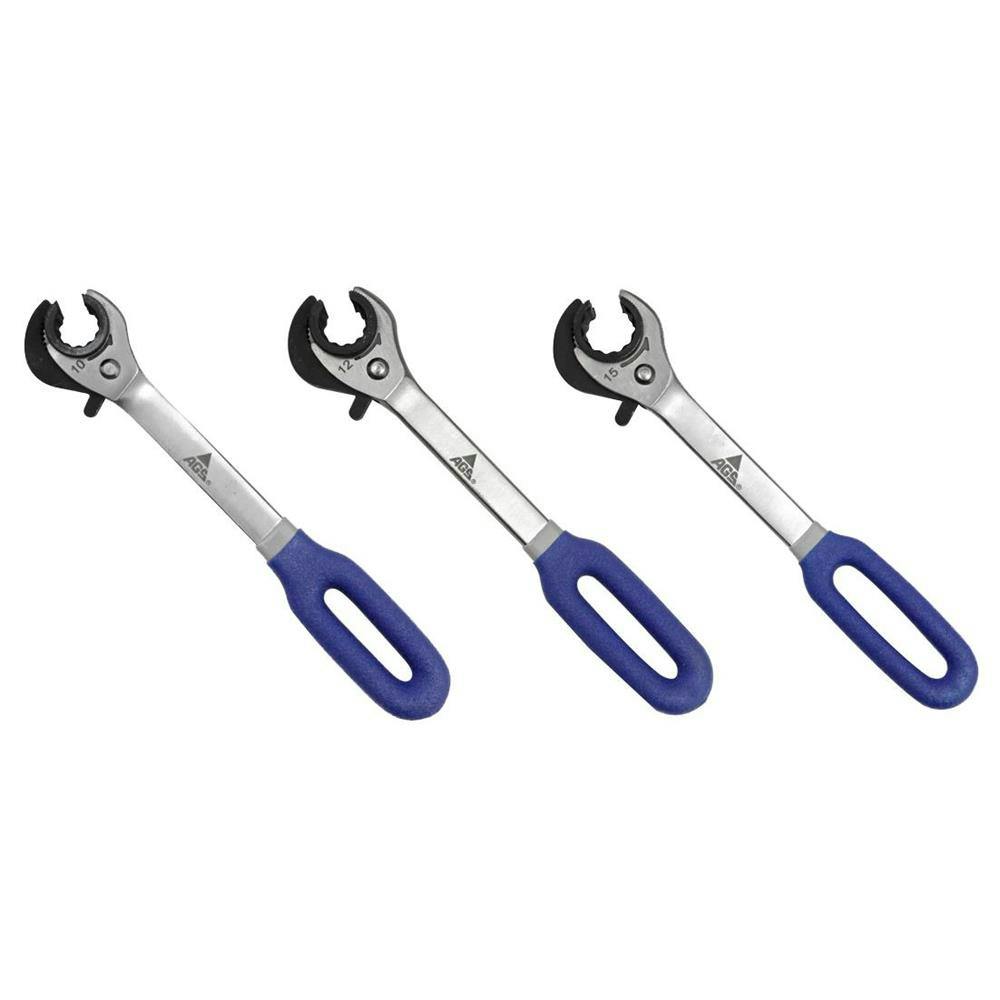 Metric Ratcheting Line Wrench No-Slip Kit