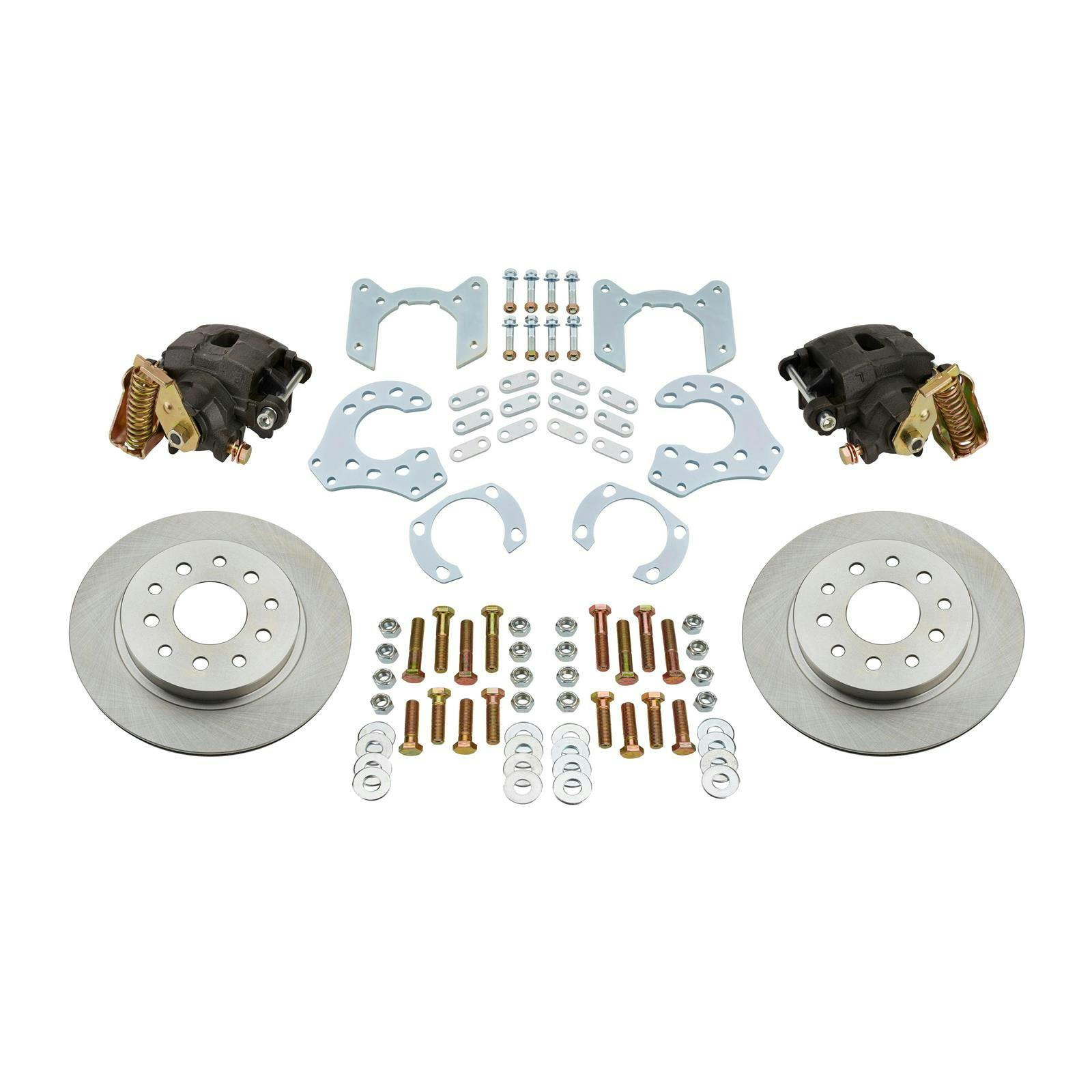 Ford 9 Inch Bolt-On Disc Brake Kit, Currie Axles, E-Brake Rotors