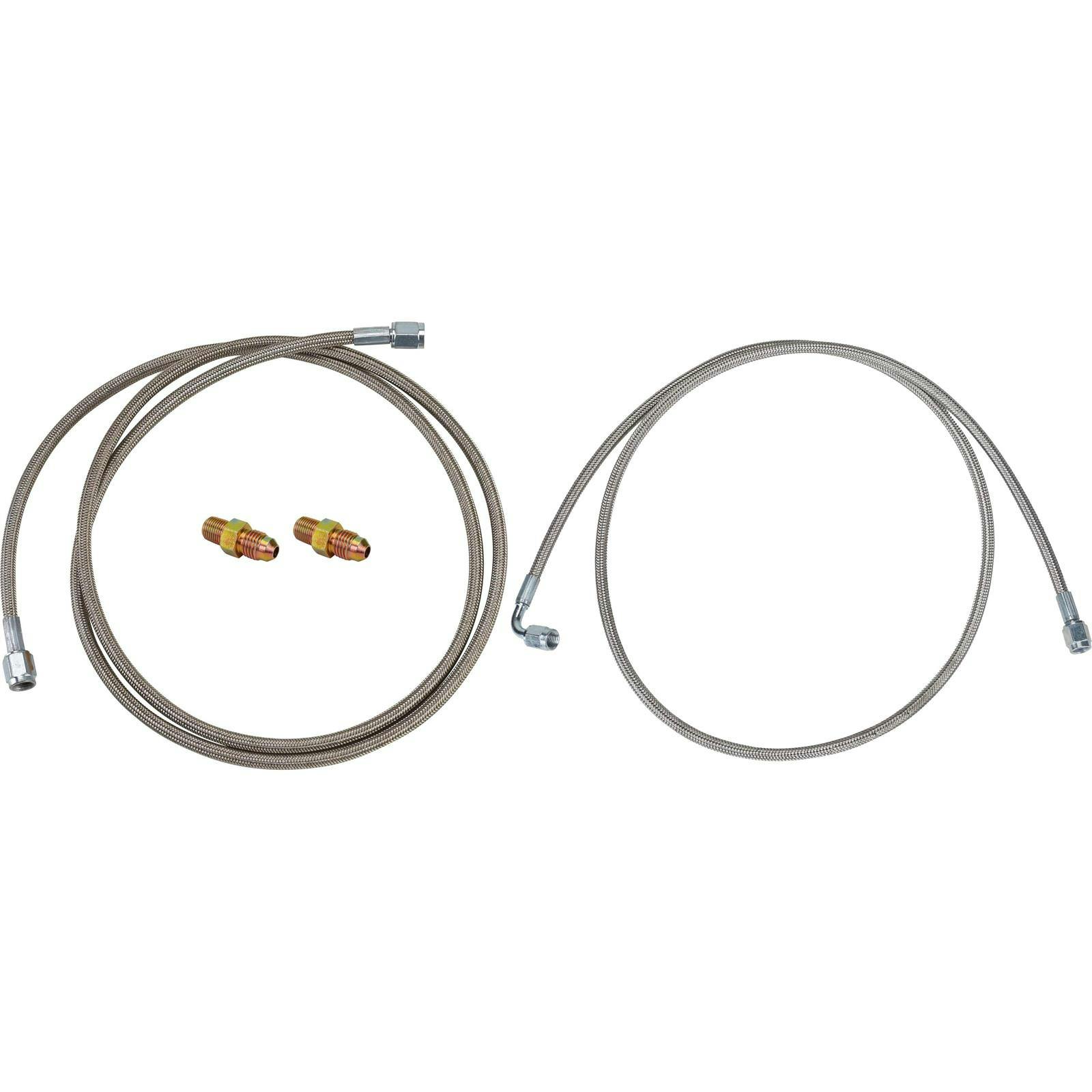 Twin Turbo Dual Feed Oil Line Kit