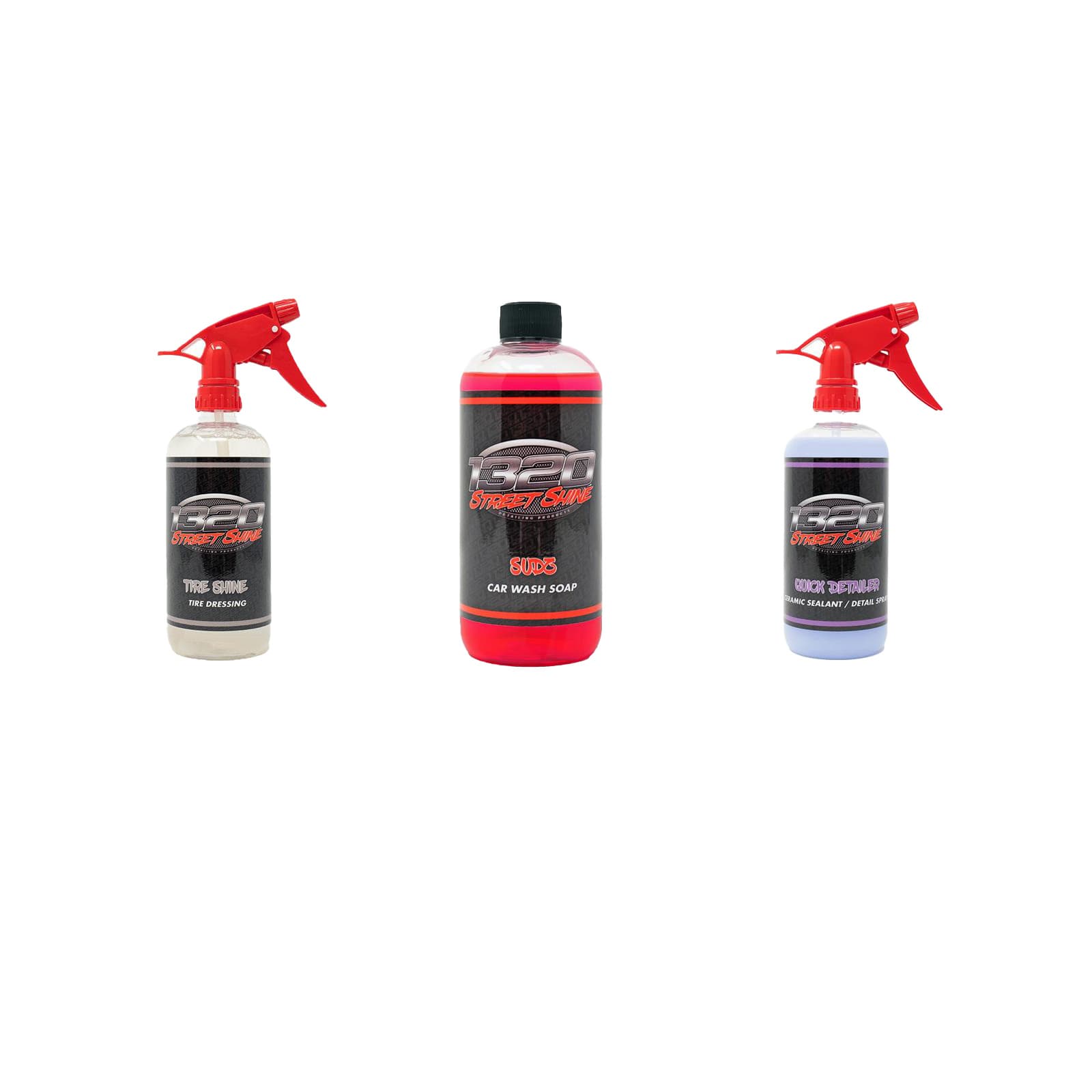 1320 Video Car-Care Basics Gift Set - Soap, Shine, Quick Detailer