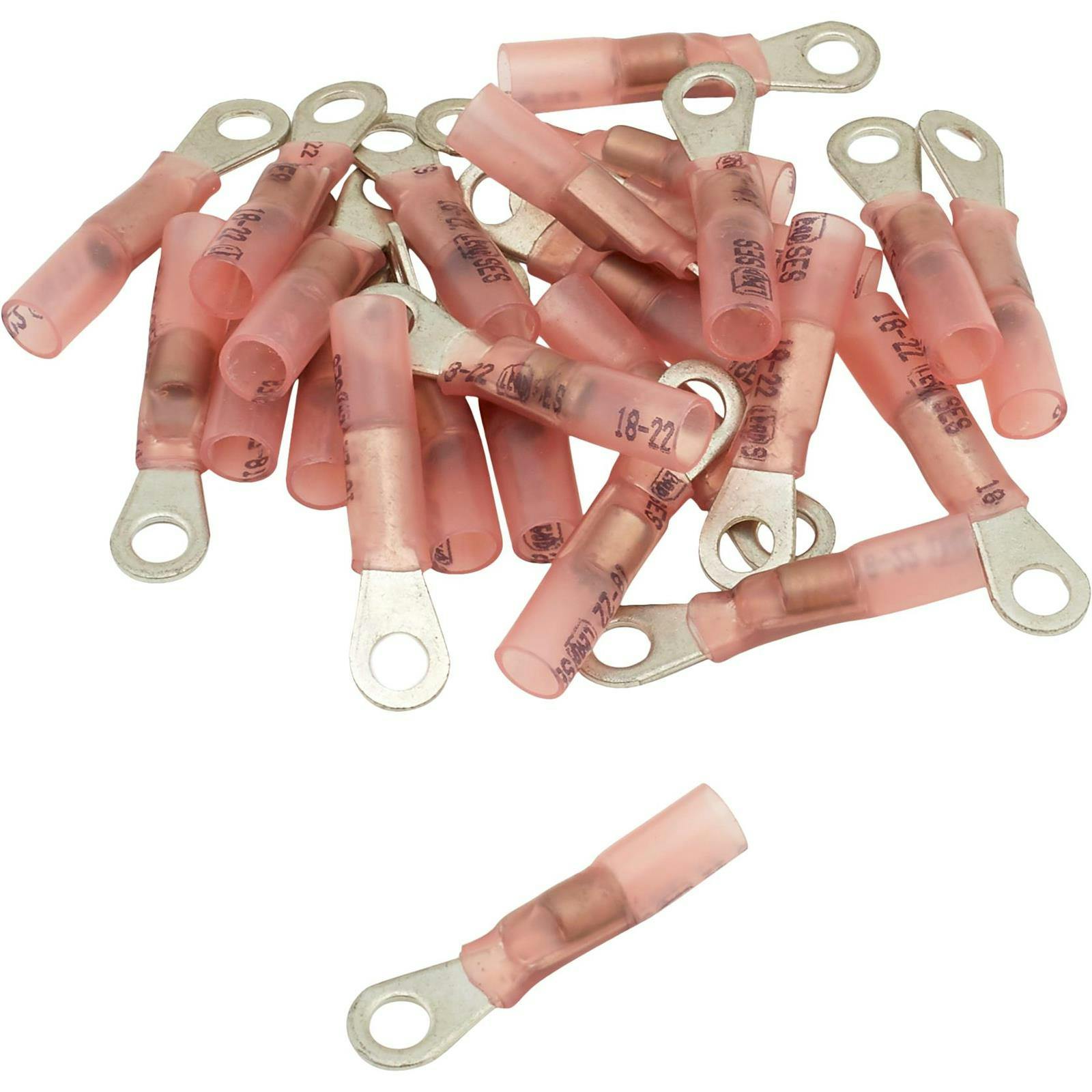 Pico 2812G Number 10 Ring Terminal Kt, Pink 22-16 AWG, 25 Pc