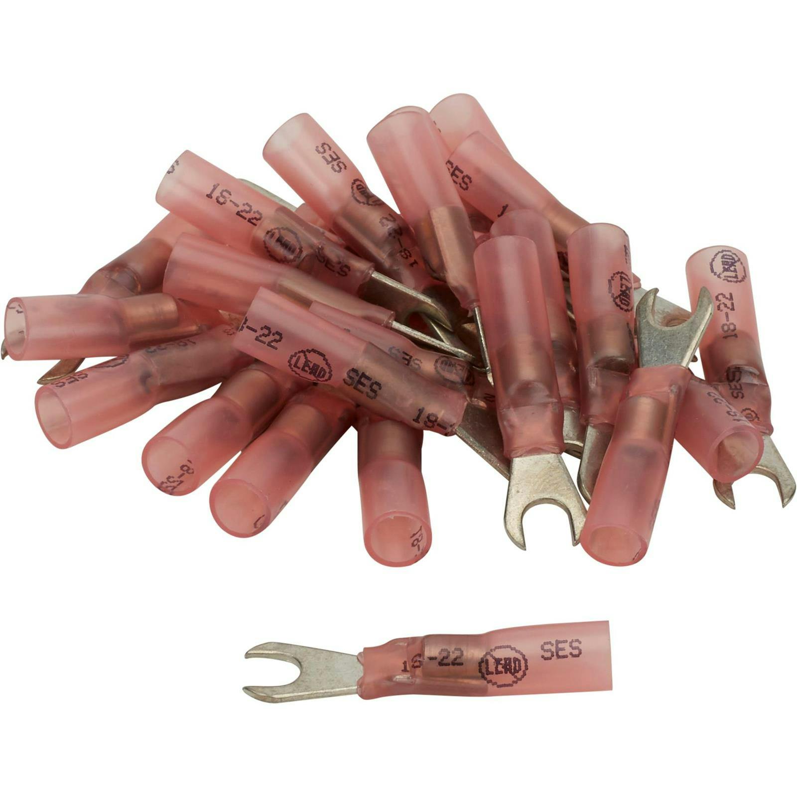 Pico 2816G Number 10 Ring Terminal Kt, Red 22-16 AWG, 25 Pc