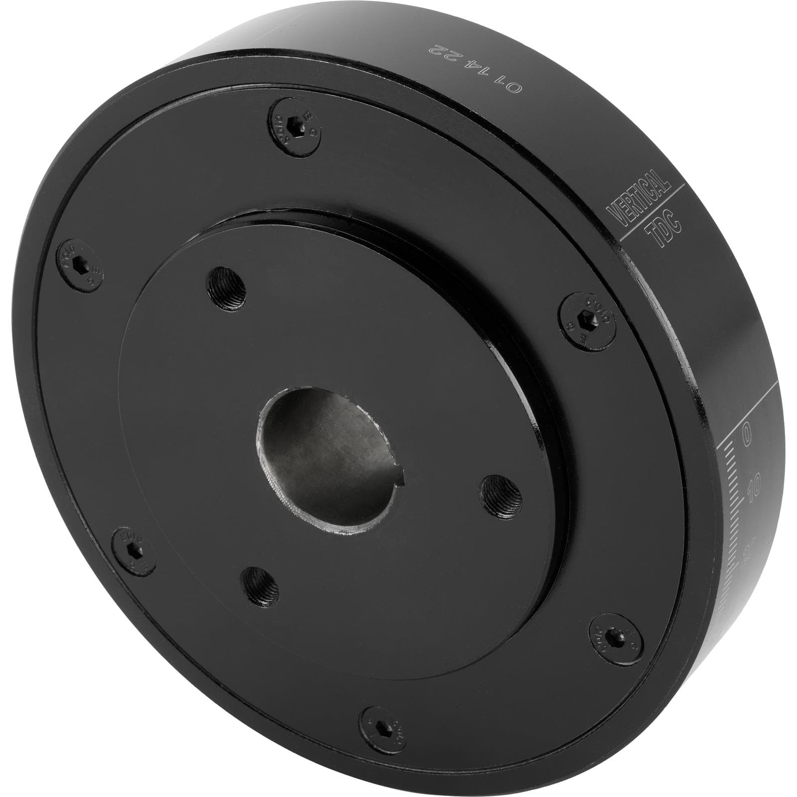 6-3/4 Inch Harmonic Balancer, 262-350 SBC, SFI, Gloss Black