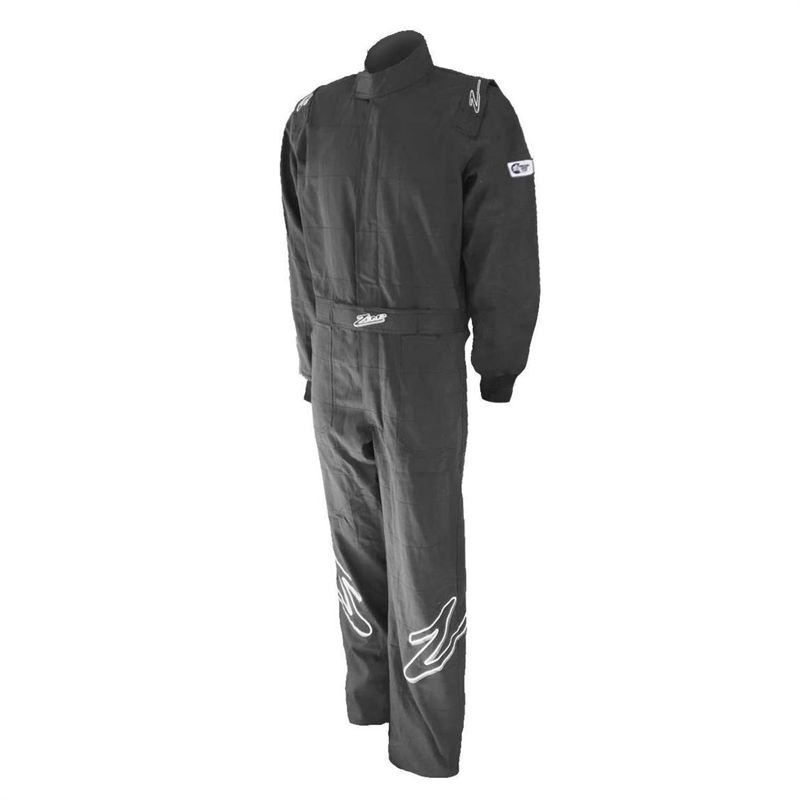 Zamp ZR-10 SFI 3.2A/1 Black Single Layer Race Suit
