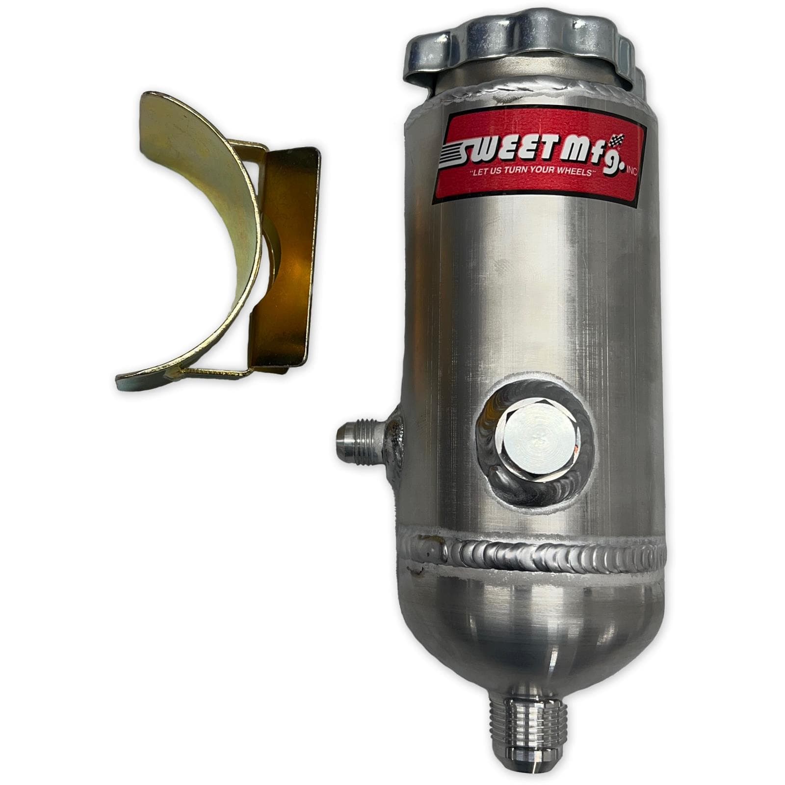 Sweet Mfg 301-30050 5" Power Steering Tank With Bracket