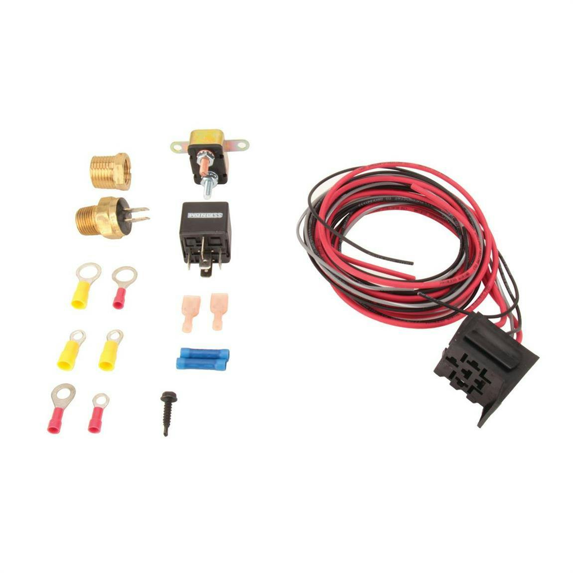 Painless 30103 Fan Relay w/ Thermostatic Switch, 185/175 Degree