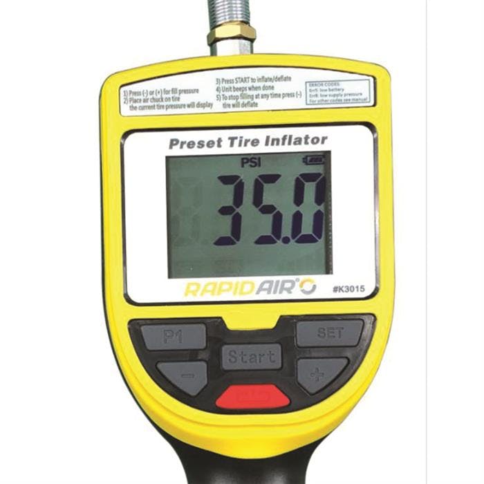 RapidAir K3015 Automatic Shutoff Tire Inflator Gauge