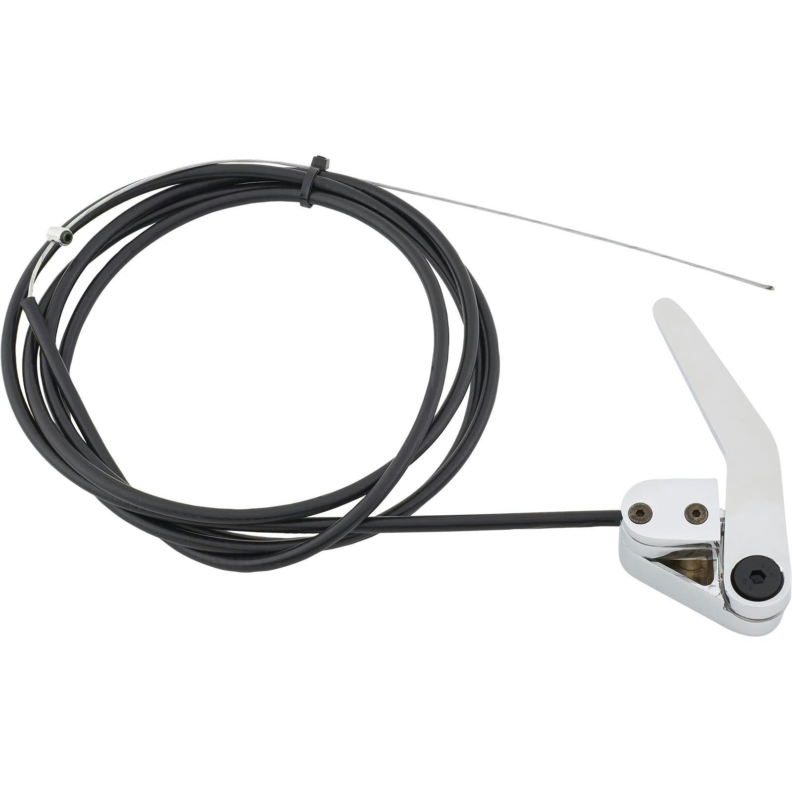 Bear Jaw Door Latch Release Chrome Handle w/ Cable