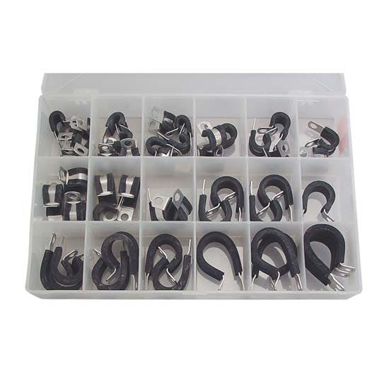 Pico 0003-RC Rubber Insulations Clamps, 51 Piece