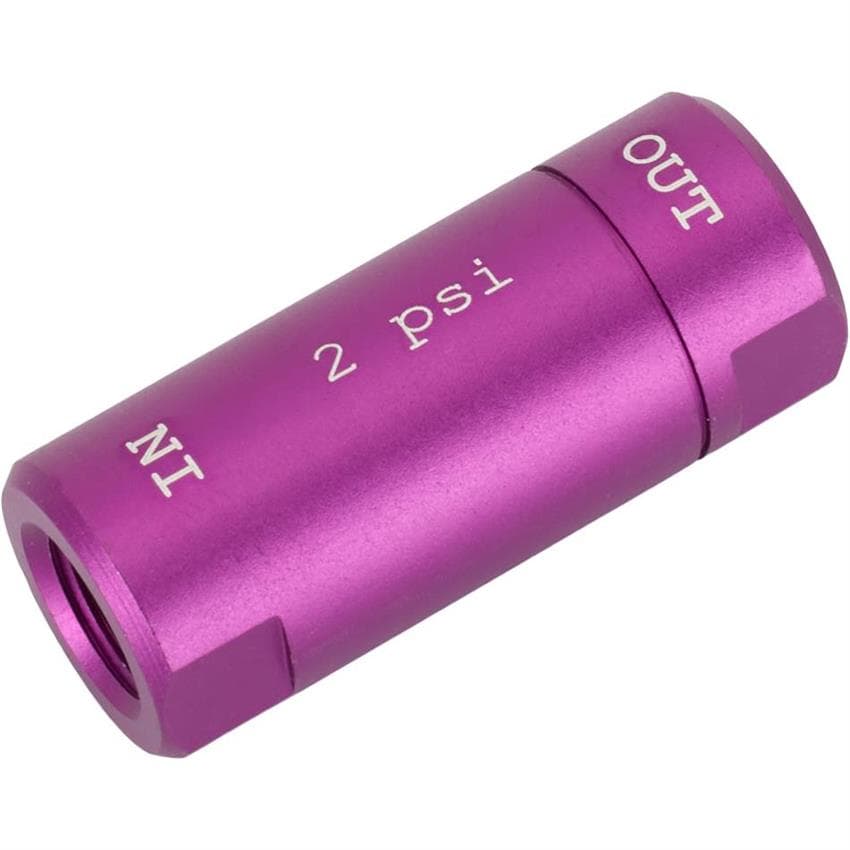 Speedway Disc Brake Residual Valve, 2 PSI, Purple