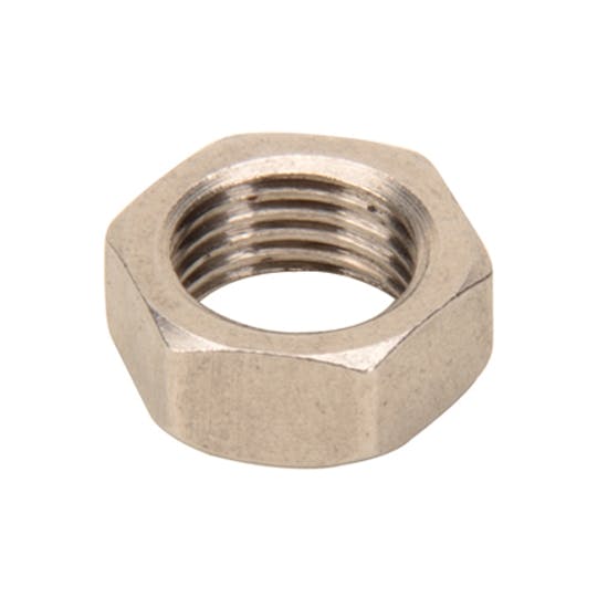 Stainless Steel Jam Nut, 9/16-18 Fine