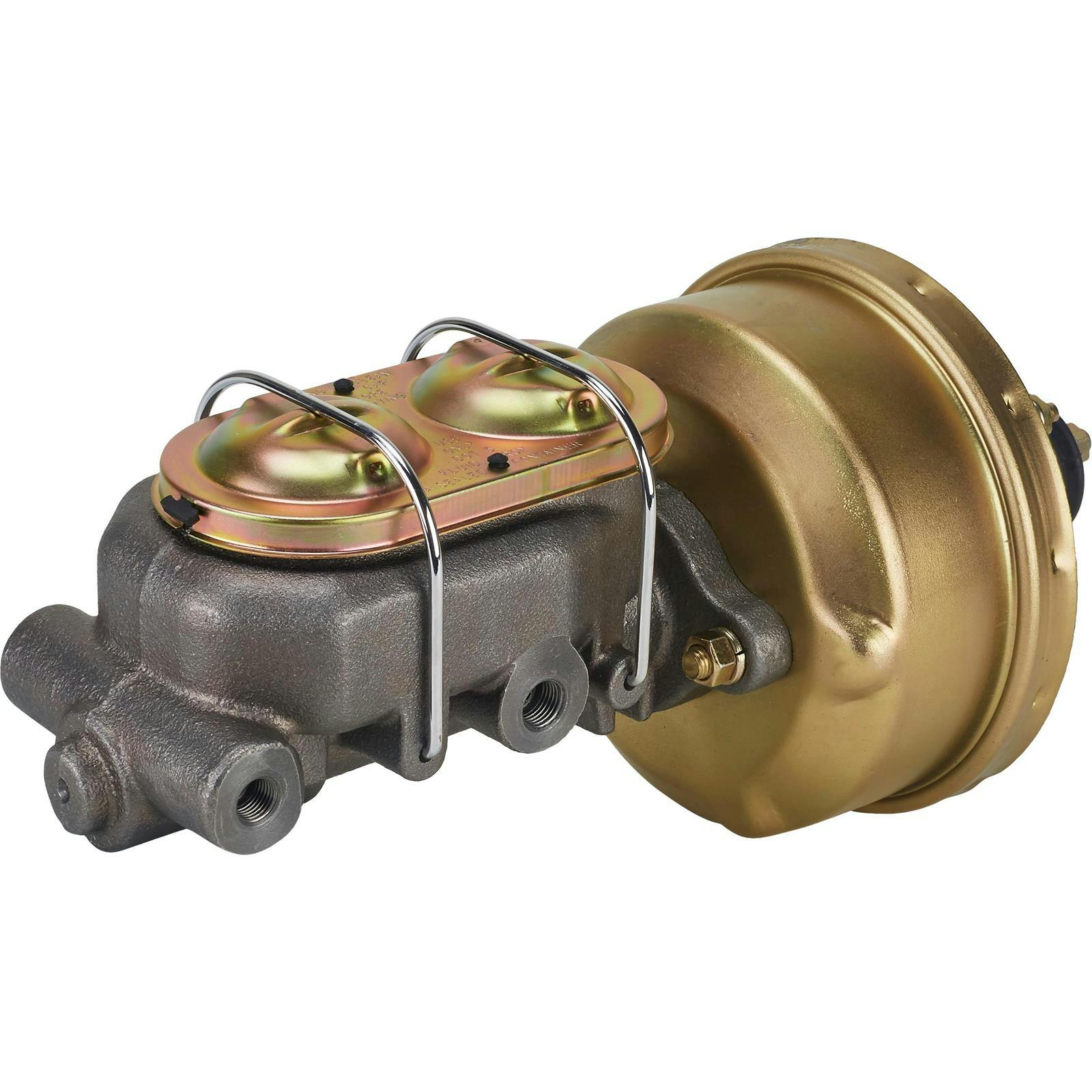 Single 7 Inch Brake Booster Master Cylinder Combo, 1 Inch Bore