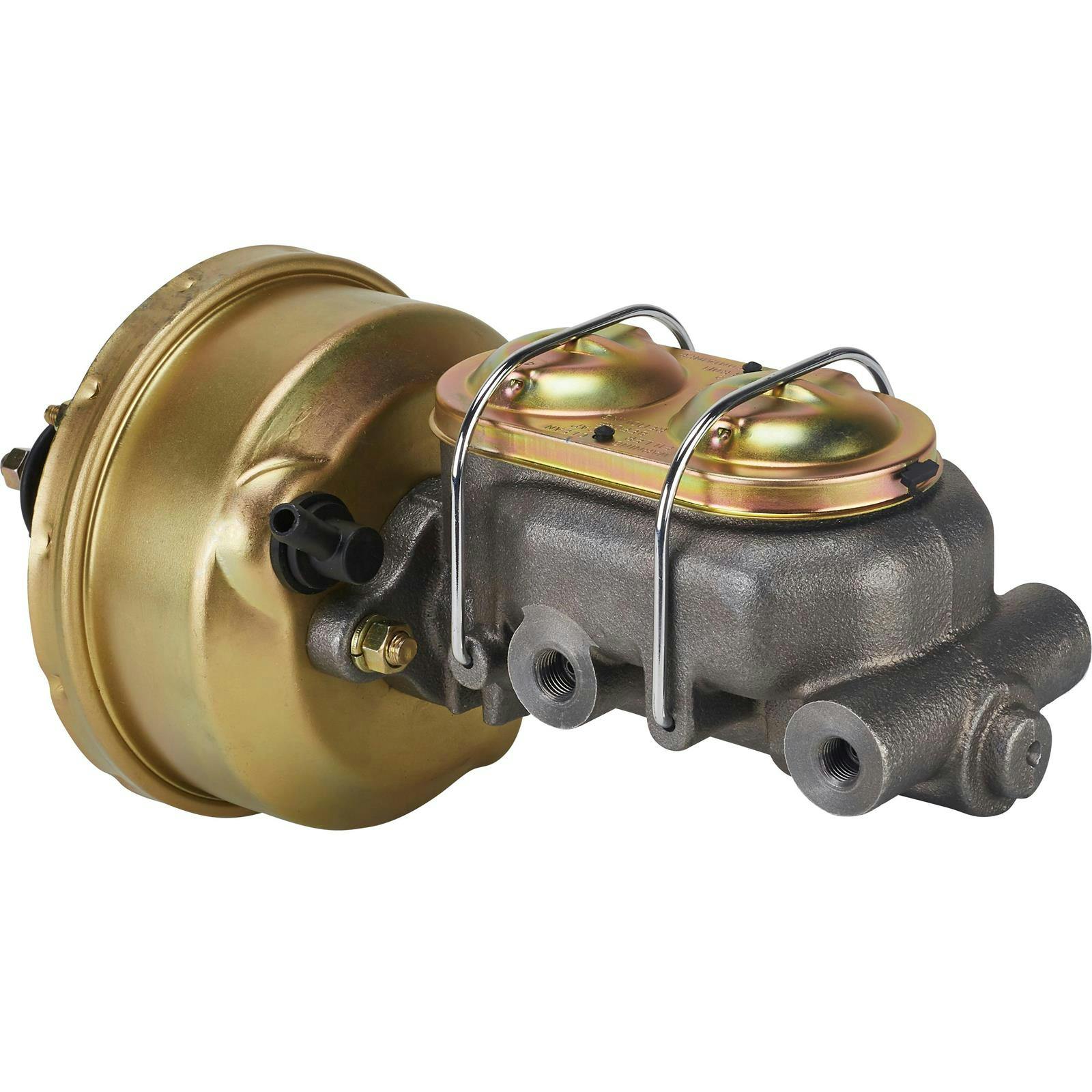 Single 7 Inch Brake Booster Master Cylinder Combo, 1-1/8 Inch Bore