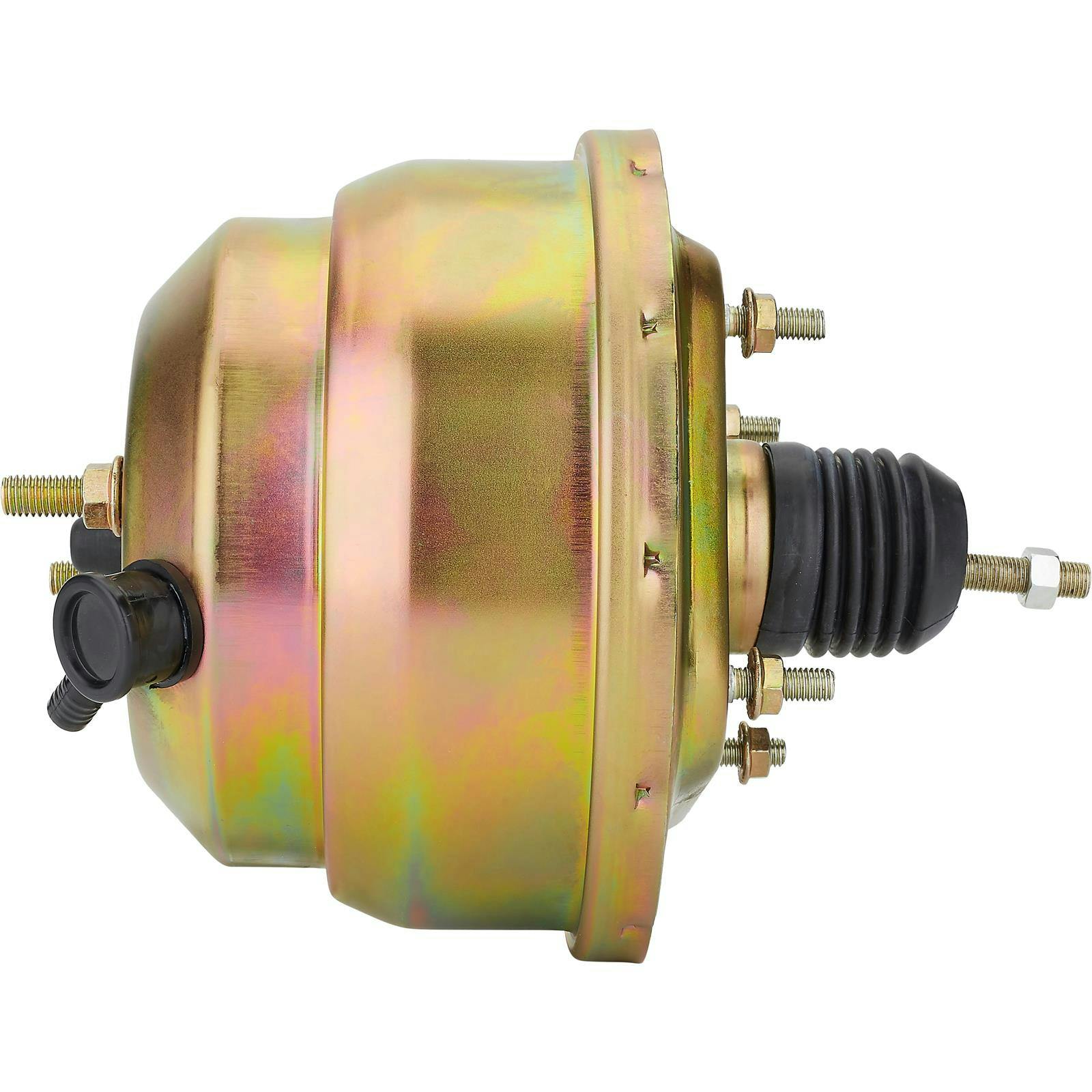 Dual 8 Inch Brake Booster Master Cylinder Combo, 1-1/8 Inch Bore