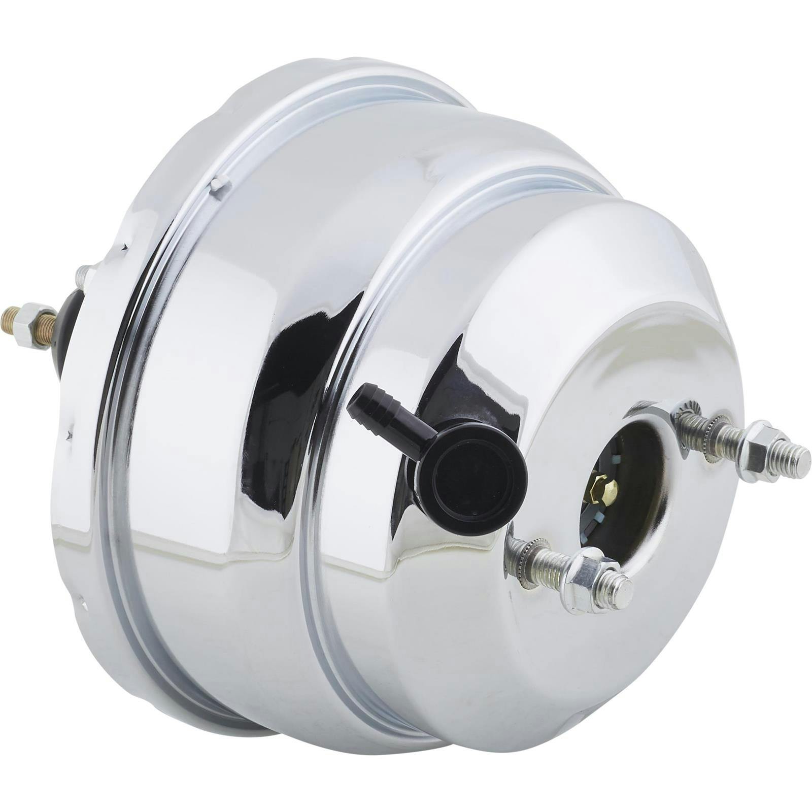Speedway Dual Diaphragm Power Brake Booster, 8 Inch, Chrome