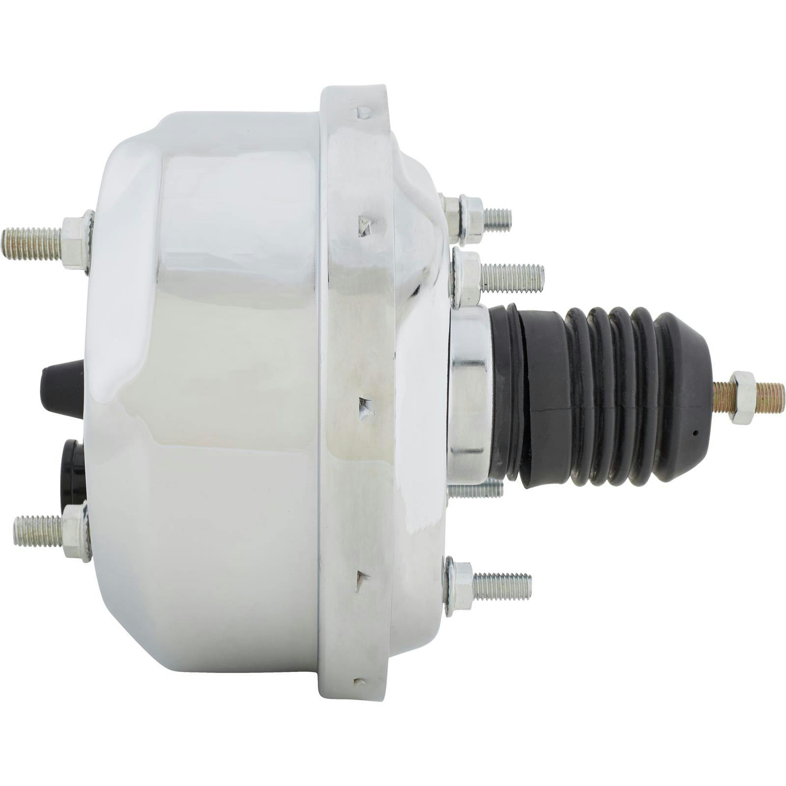 Single Diaphragm Power Brake Booster, 7 Inch, Chrome Finish