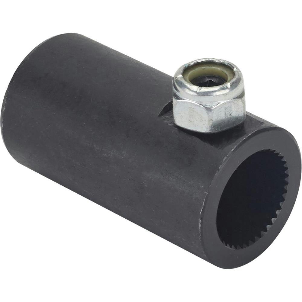 Speedway Steering Coupler, 3/4"-36 to 3/4" Round, Non-Flex