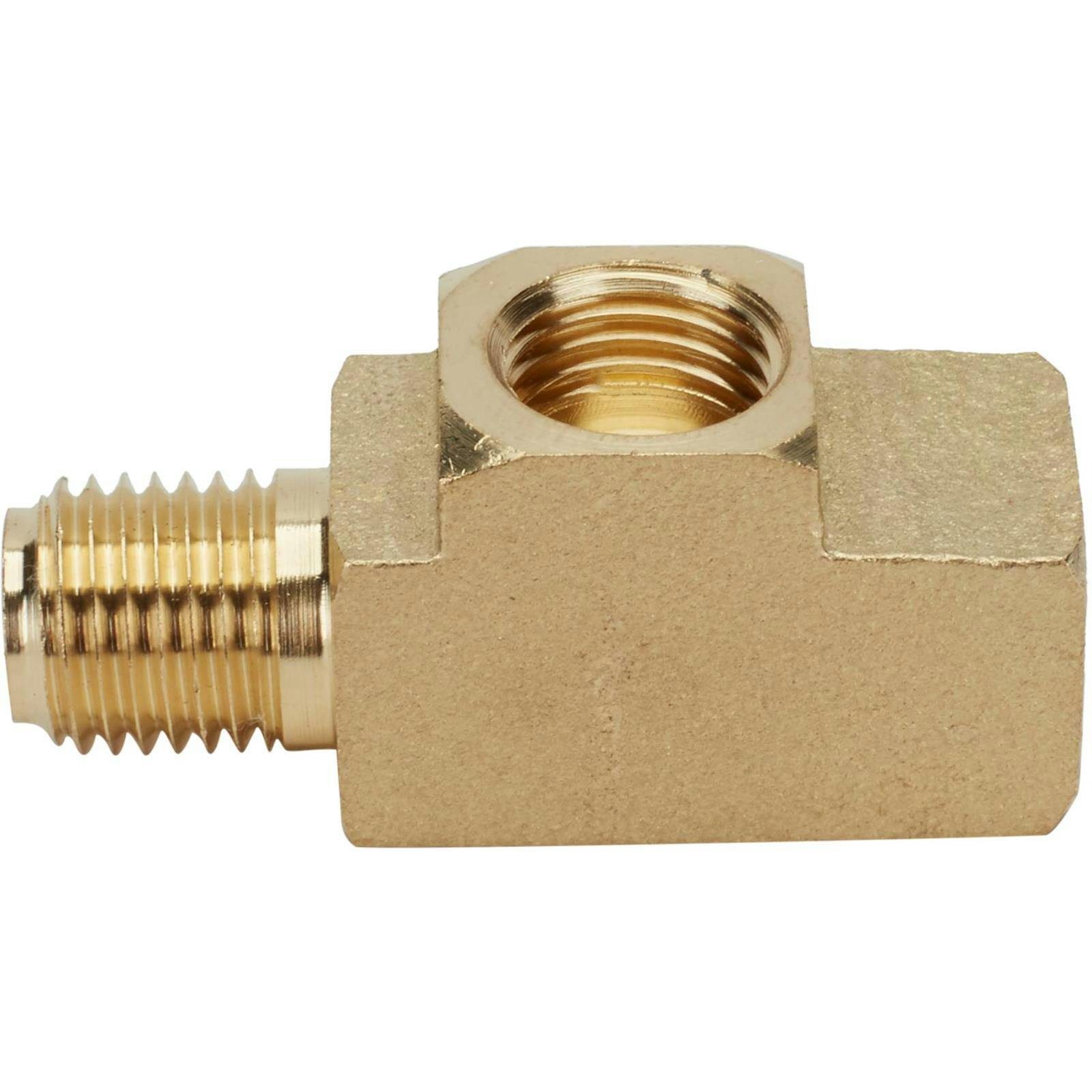 Brass Brake Tee Fitting, 3/8-24 IFF/IFM