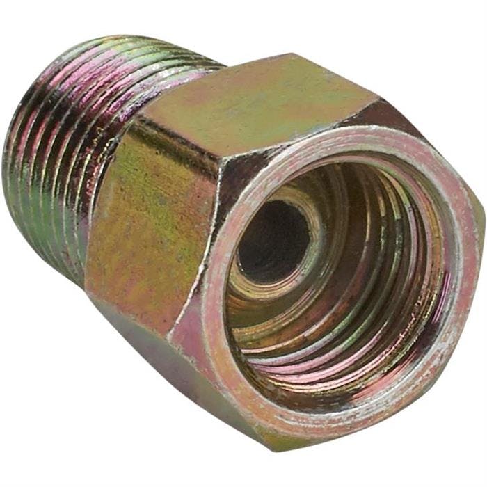 Straight 3/8 Inch-24 IFF to 1/8 Inch NPT Male Adapter