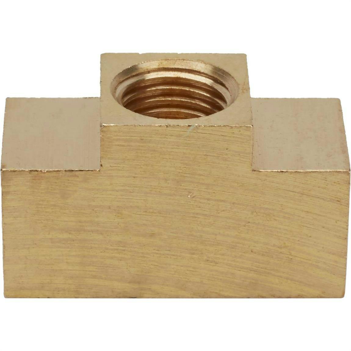 3/8 Inch-24 IFF Each Port, Plain Adapter Tee