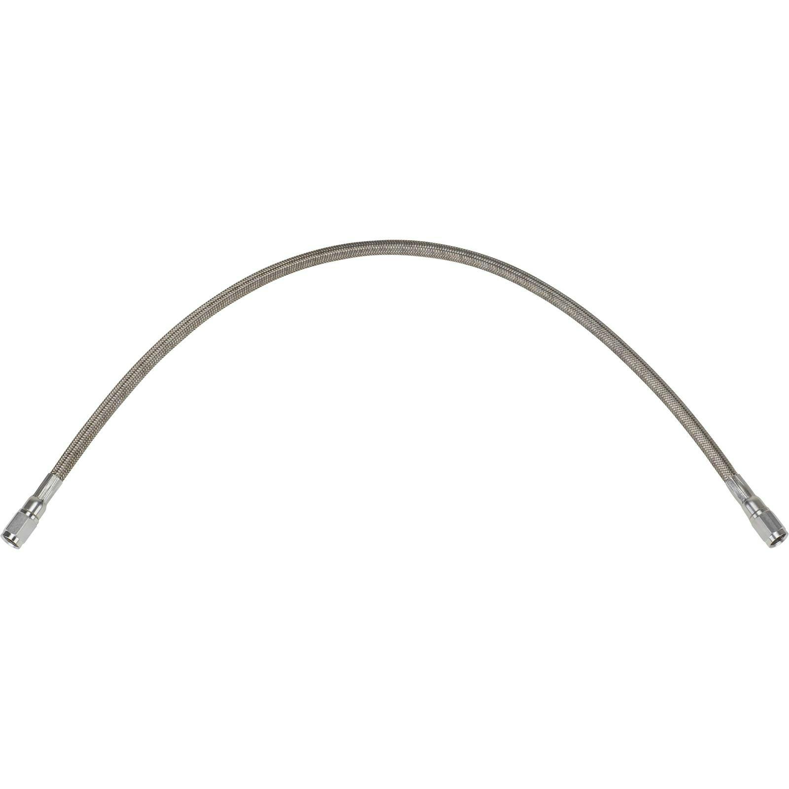 18" Braided Stainless Steel Brake Line, Straight AN3
