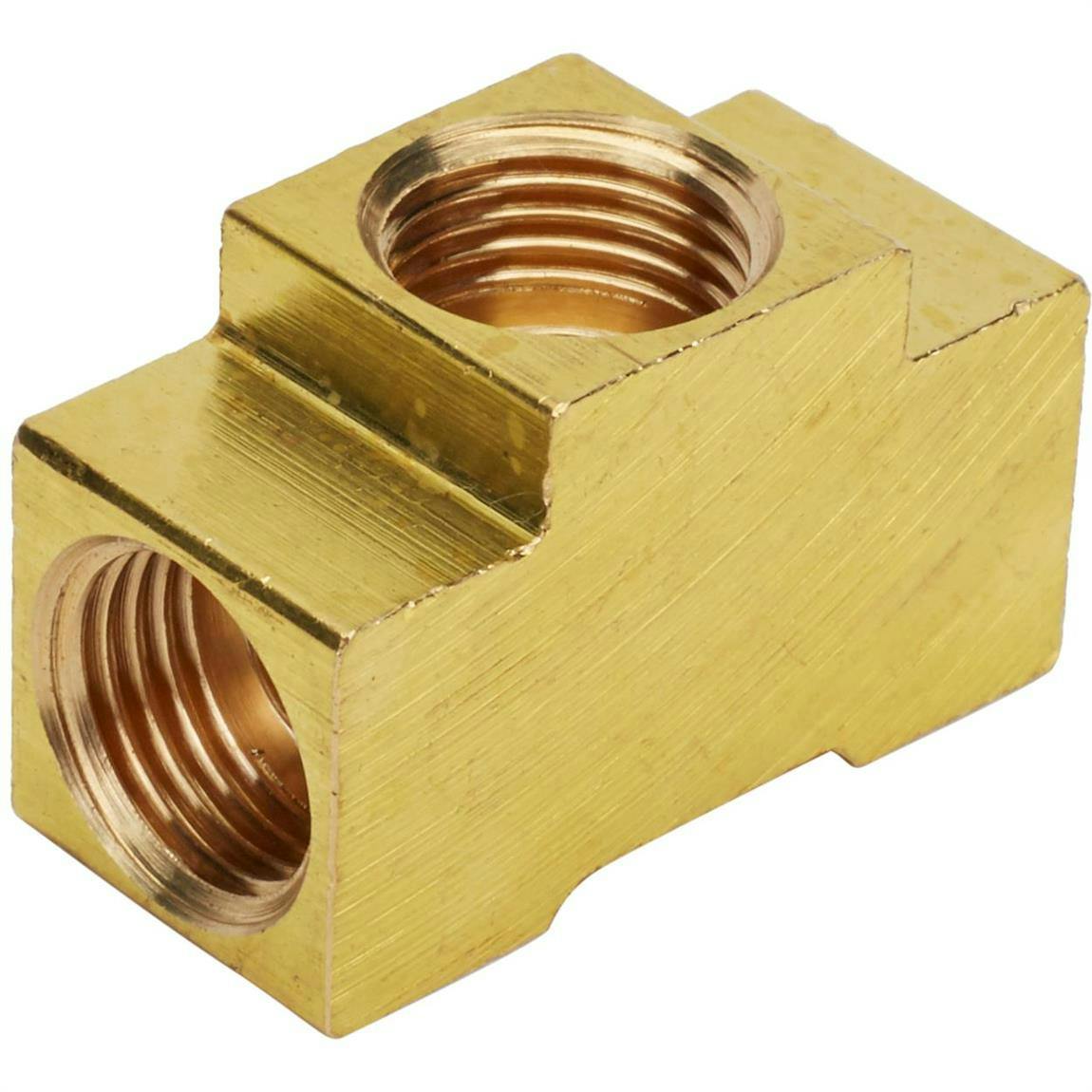 7/16 Inch-24 IFF Each Port, Plain Adapter Tee