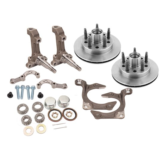 IMCA Short Arm 3-Piece Spindle with Speedway Rotors Set