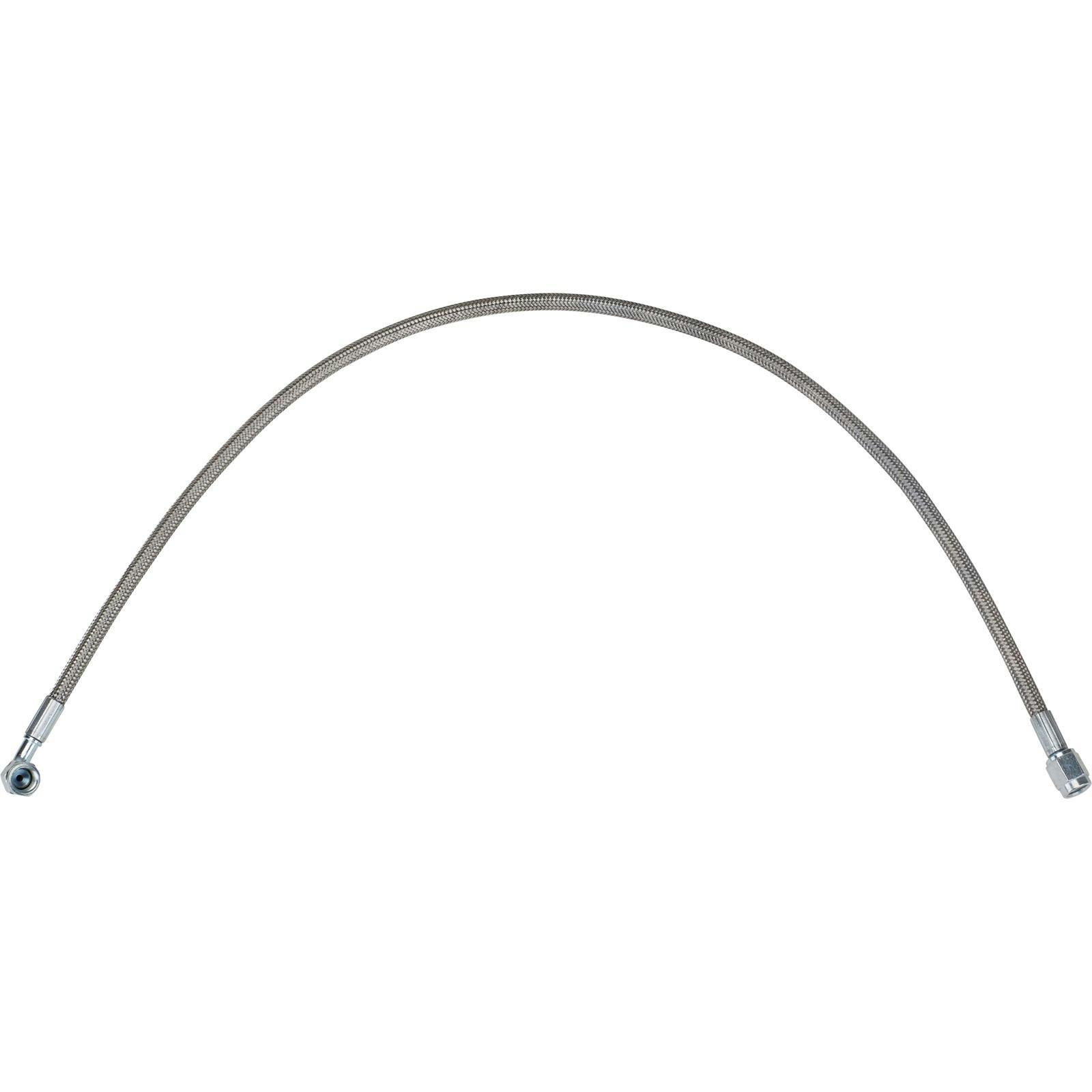Stainless 24 Inch Brake Line with 90 Degree End