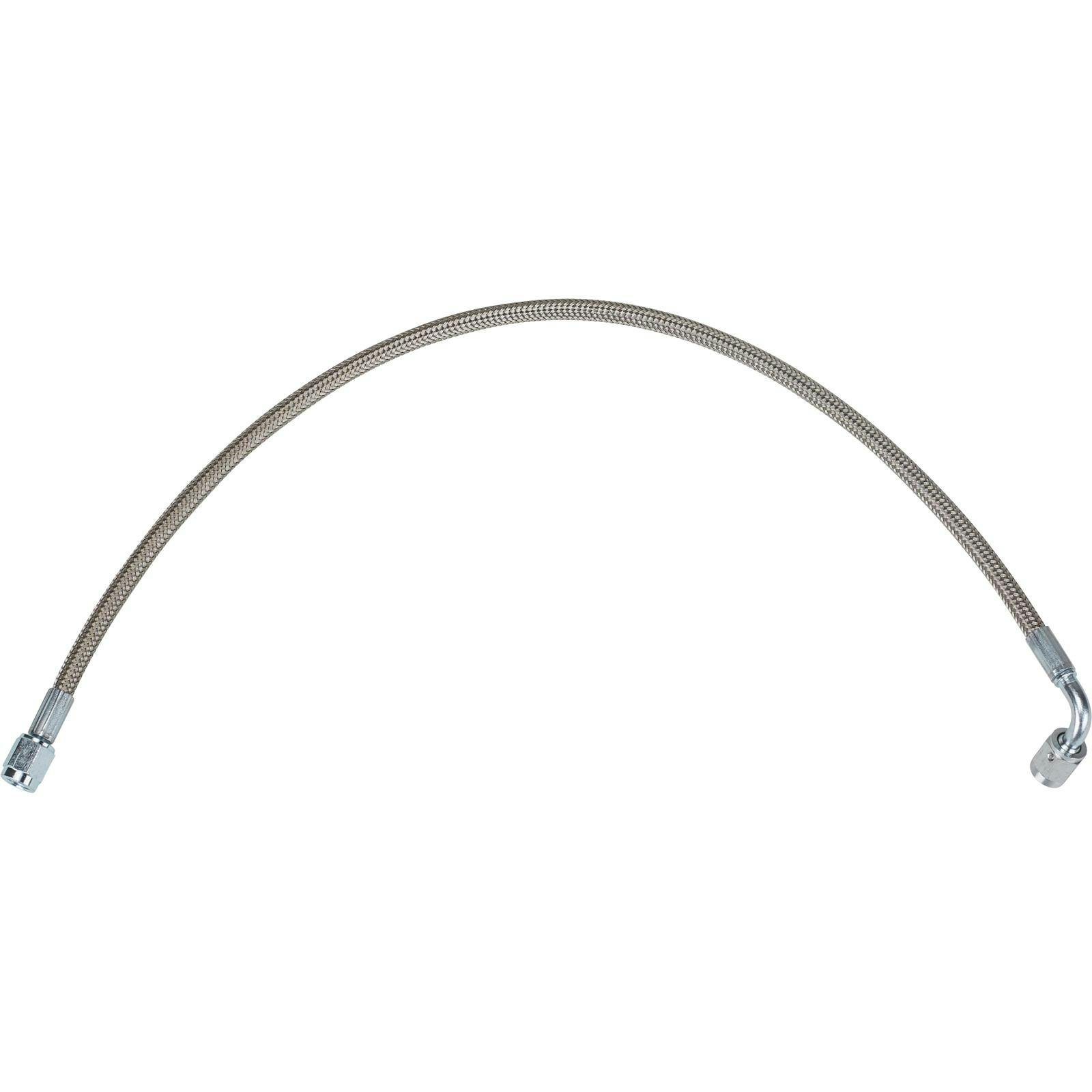 Stainless 19 Inch Brake Line with 90 Degree End