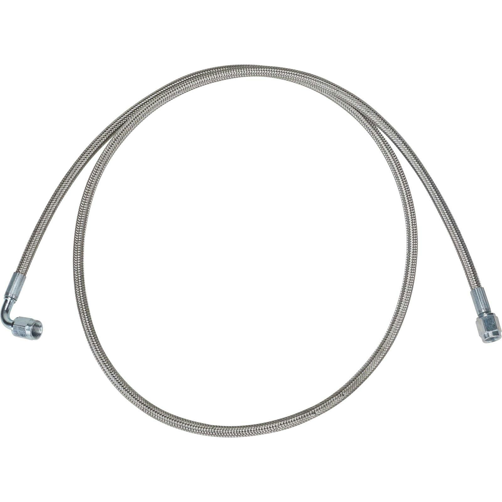 Stainless 48 Inch Brake Line with 90 Degree End