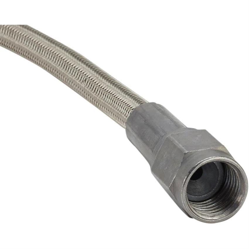 Stainless 15 Inch Brake Line with 90 Degree End