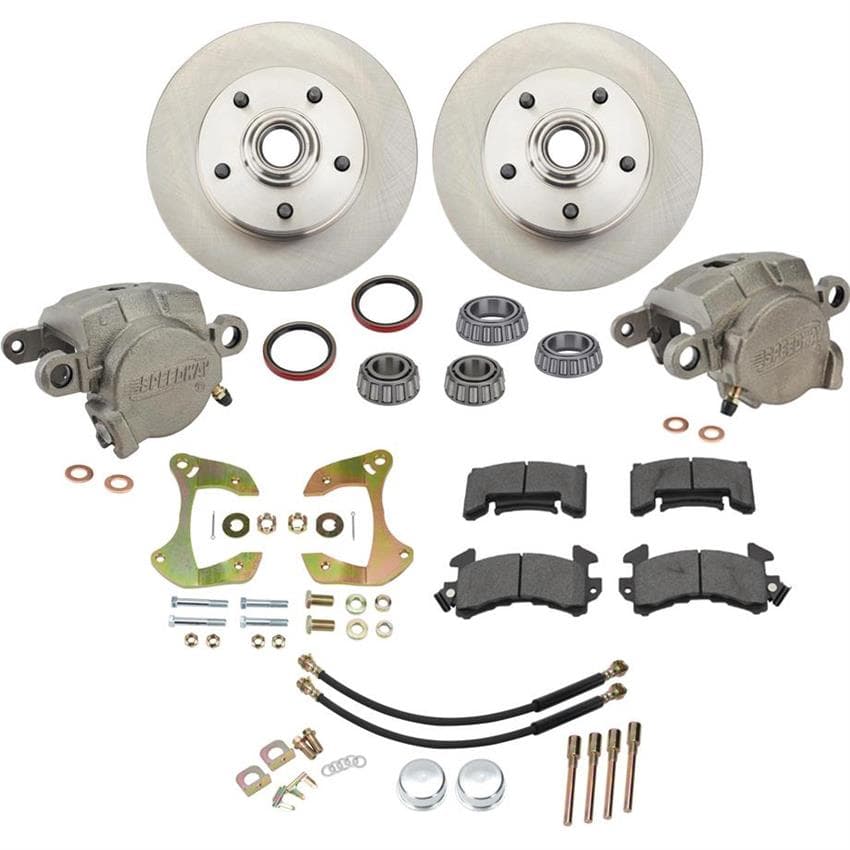 Deluxe Disc Brake Kit, 1955-1964 Chevy Full-size Car, Stock Spindle