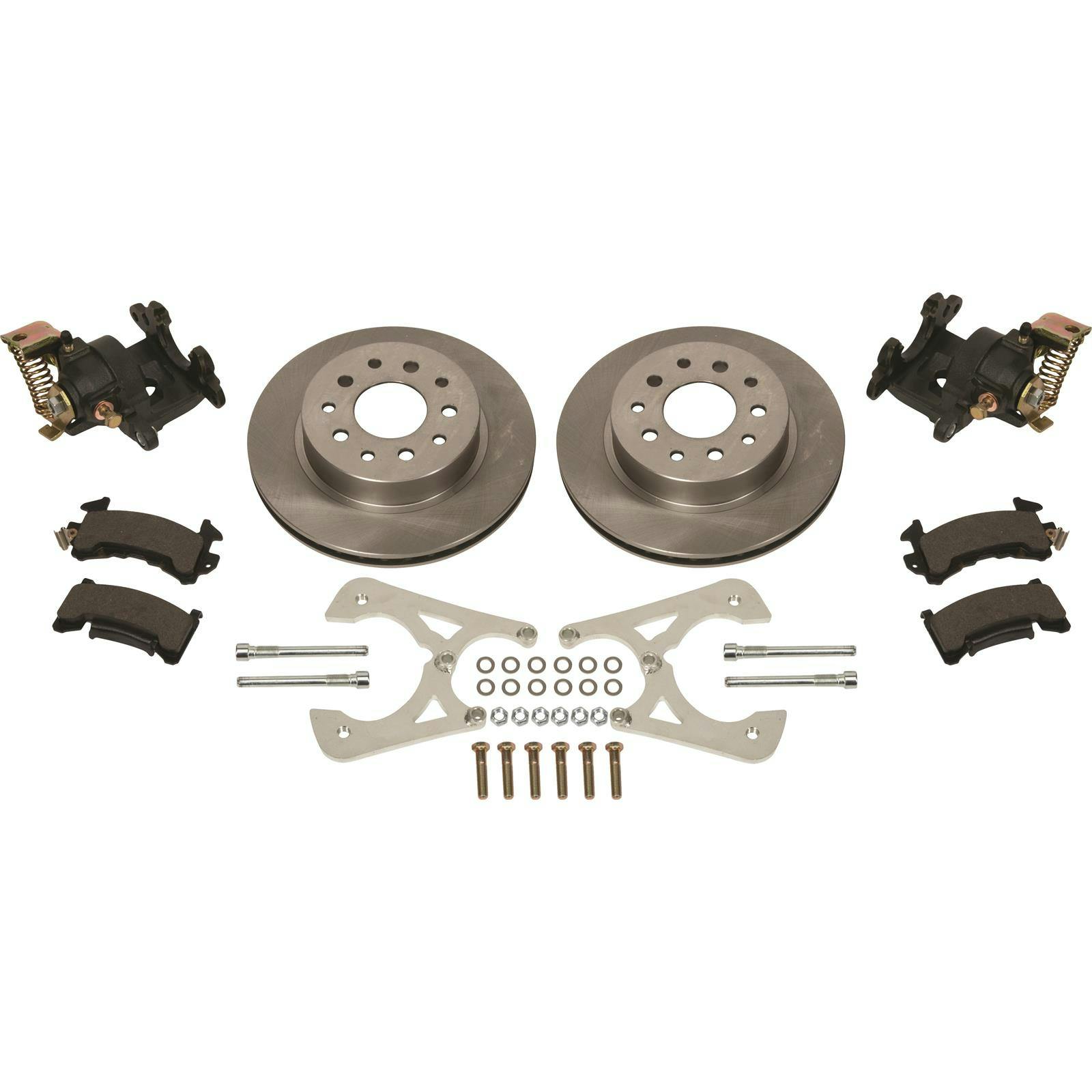 GM 10 & 12 Bolt Bolt-On Rear Disc Brake Kit w/ E-Brake