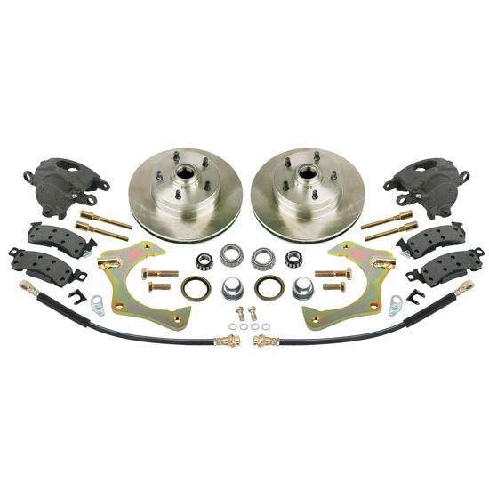 Mustang II Complete 11 In Front Disc Brake Kit, 5 x 4-3/4 GM BP