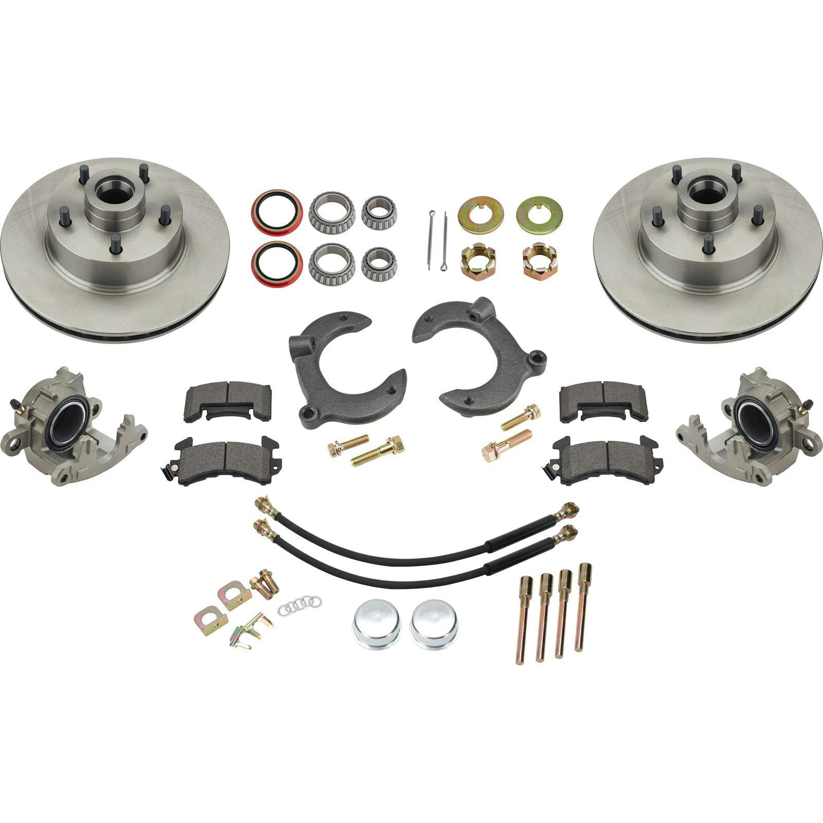 Mustang II Complete 11 In Front Disc Brake Kit, 5 on 4-3/4, Granada