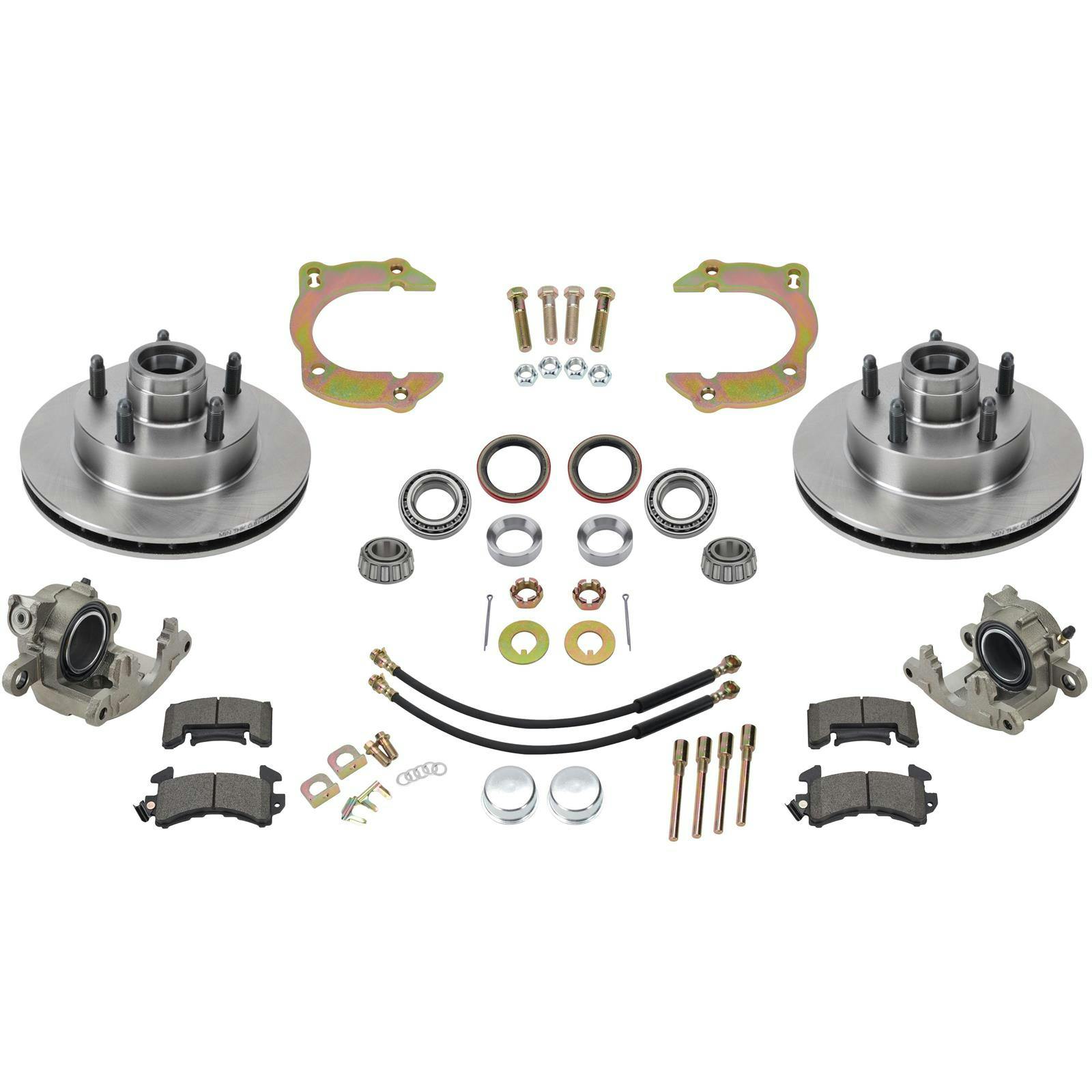 9.25" GM Metric Disc Brake Kit to 1949-54 Chevy Car, 5x4.5" BP