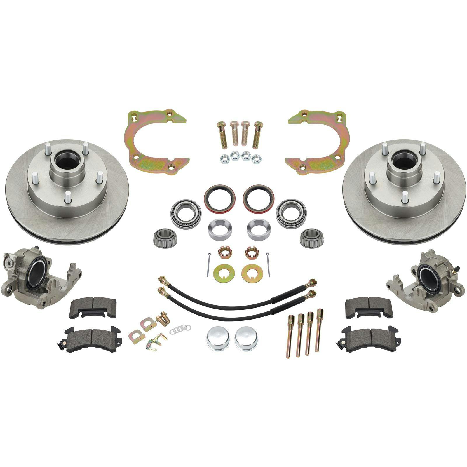 9.25" GM Metric Disc Brake Kit to 1949-54 Chevy Car, 5x4.75" BP