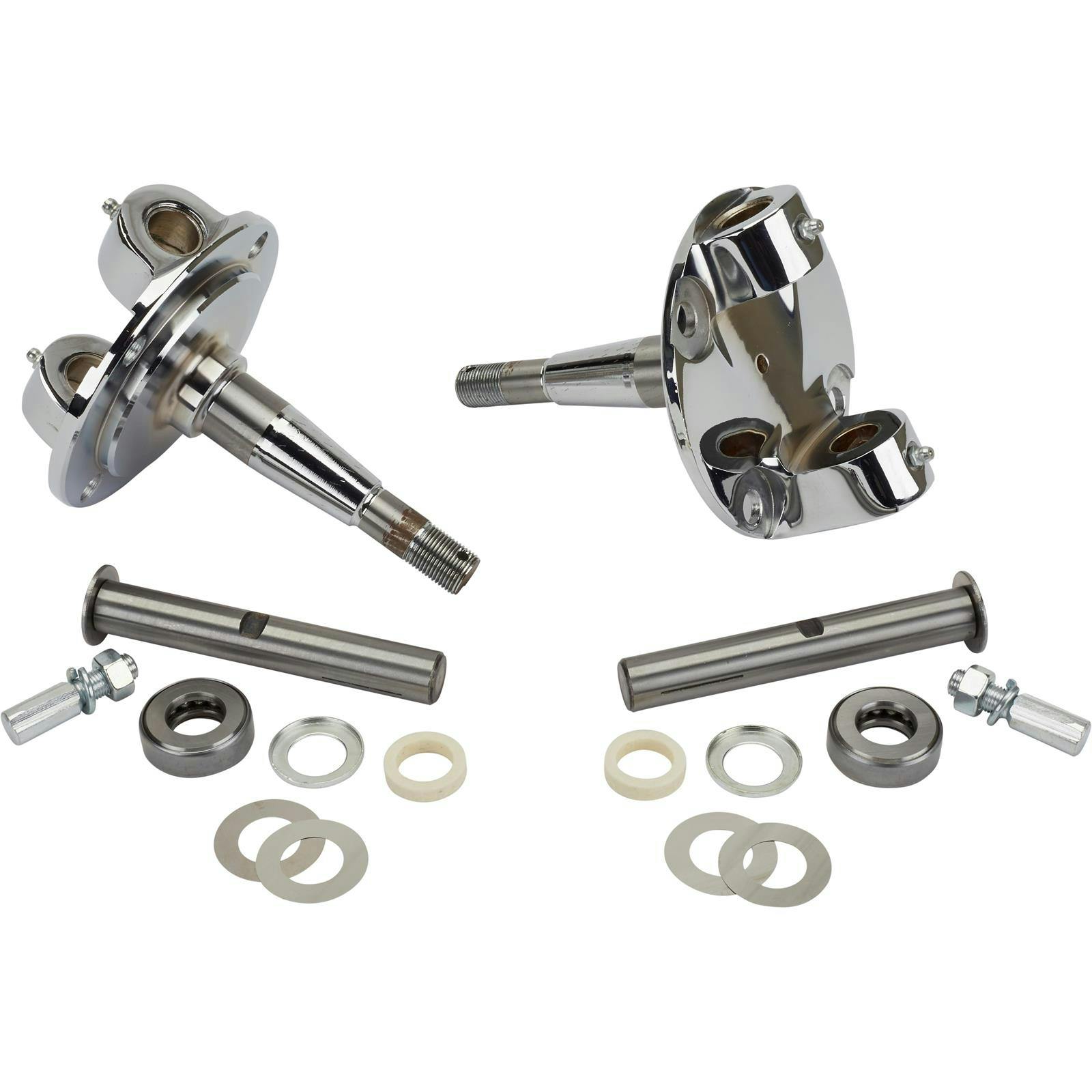 Speedway 1928-1948 Ford Chrome Spindles w/ King Pins Installed