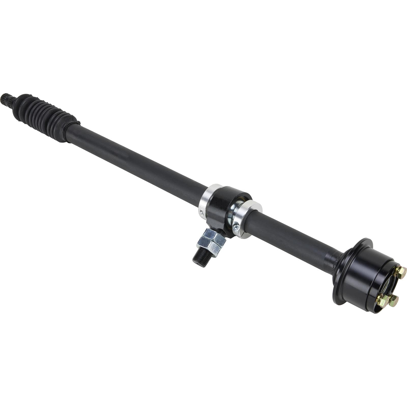 Collapsible Steering Column, 22.5-32 Inch, 3/4-20 Spline, Black