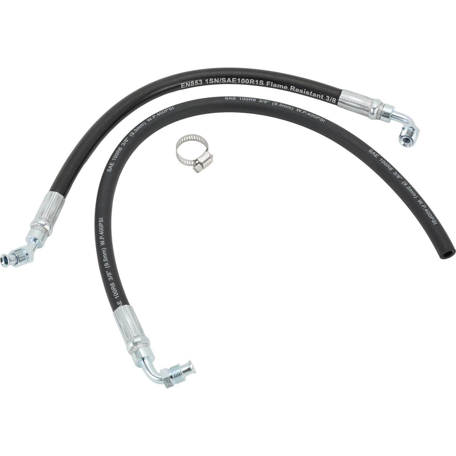 1955-1964 Chevy Car SBC V8 Power Steering Hose Kit