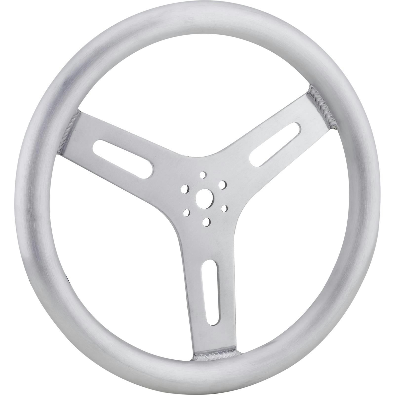 15" Pro-Grip Aluminum Steering Wheel, Flat