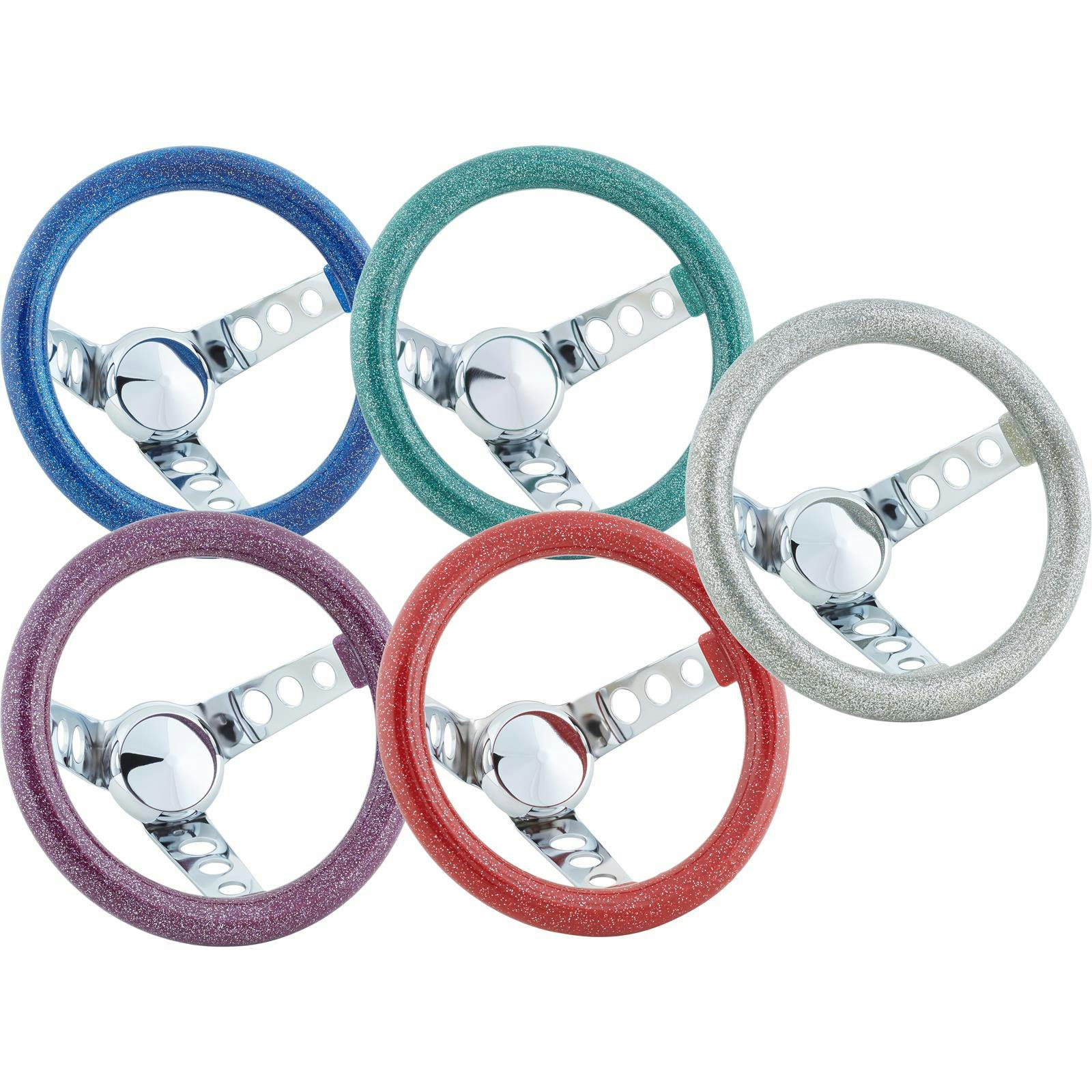 Metalflake Steering Wheels, 9-3/4 Inch